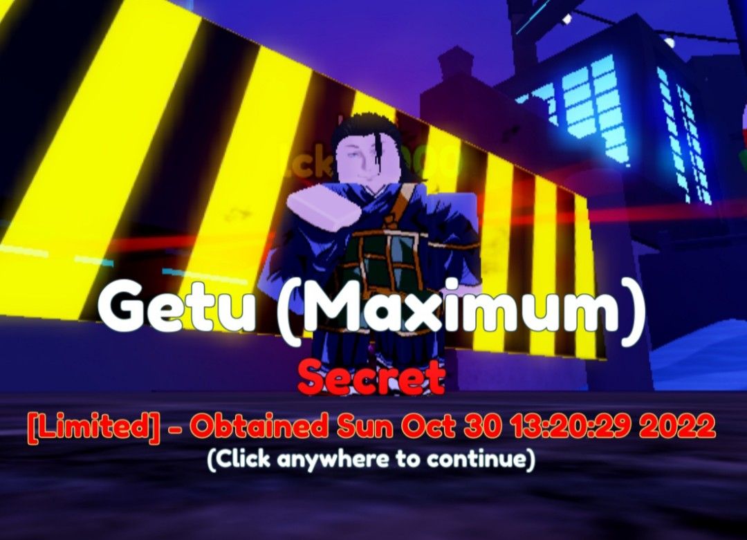 Getu (Maximum) - Geto, Anime Adventures Wiki