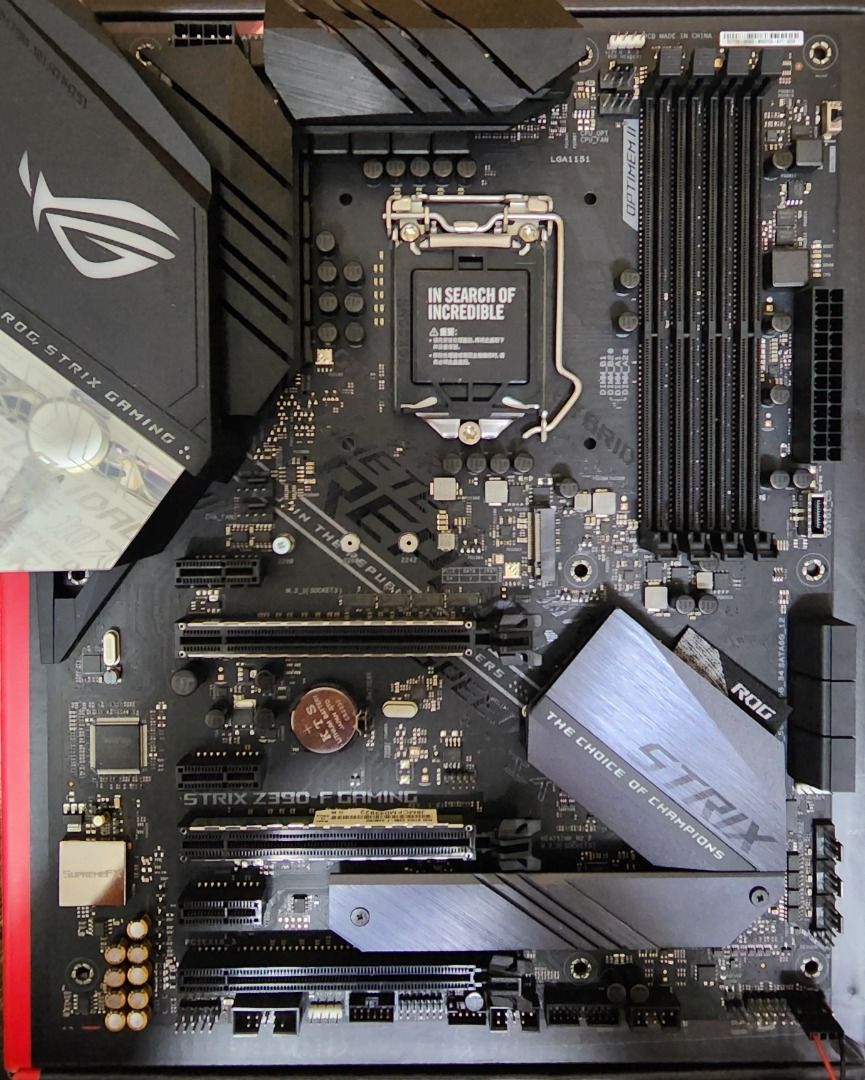 Asus ROG Strix z390-F gaming Box set(上intel 8/9代CPU) 最高i9 