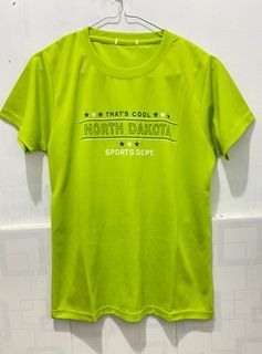 Atasan sport bahan stretch neon hijau stabilo