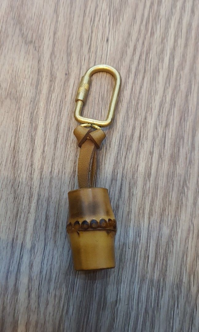Authentic gucci bamboo keychain (Category: Luxury Accessories) located in Cavite. Submitted by ohmie23 (Listing ID 1210520424, Image 2). Description: Authentic gucci bamboo keychain.
