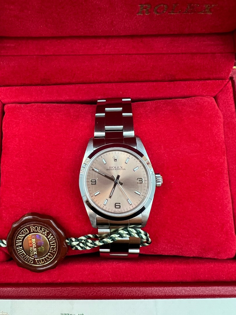 AUTHENTIC ROLEX OP 31 RARE PINK DIAL, Luxury, Watches on Carousell