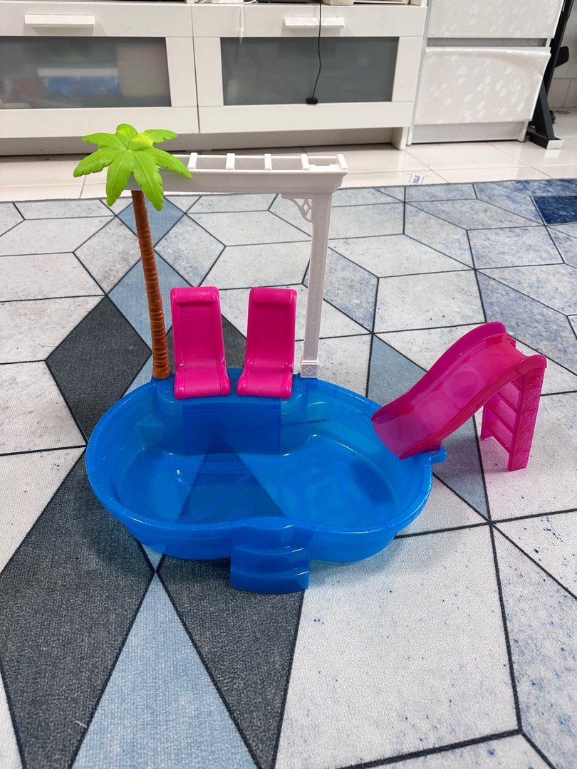 BARBIE Swimming pool set, Hobbies & Toys, Toys & Games on Carousell