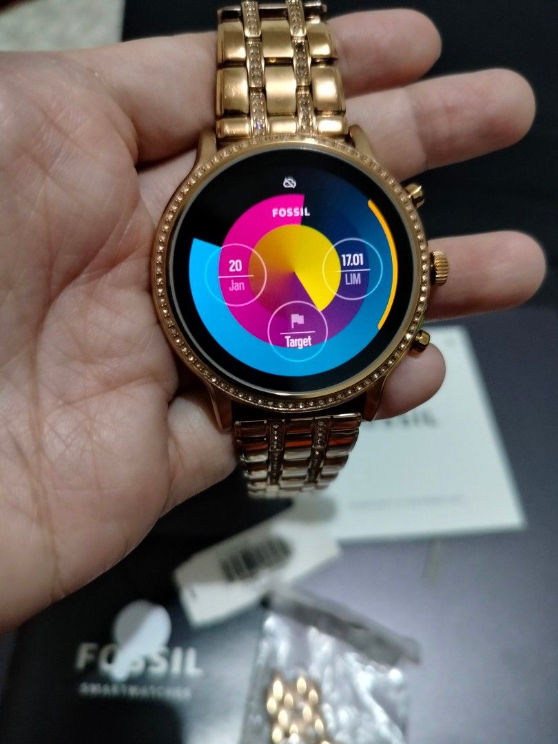 Fossil Smartwatch Gen 5 FTW6035 Julianna HR Rosegold Original
