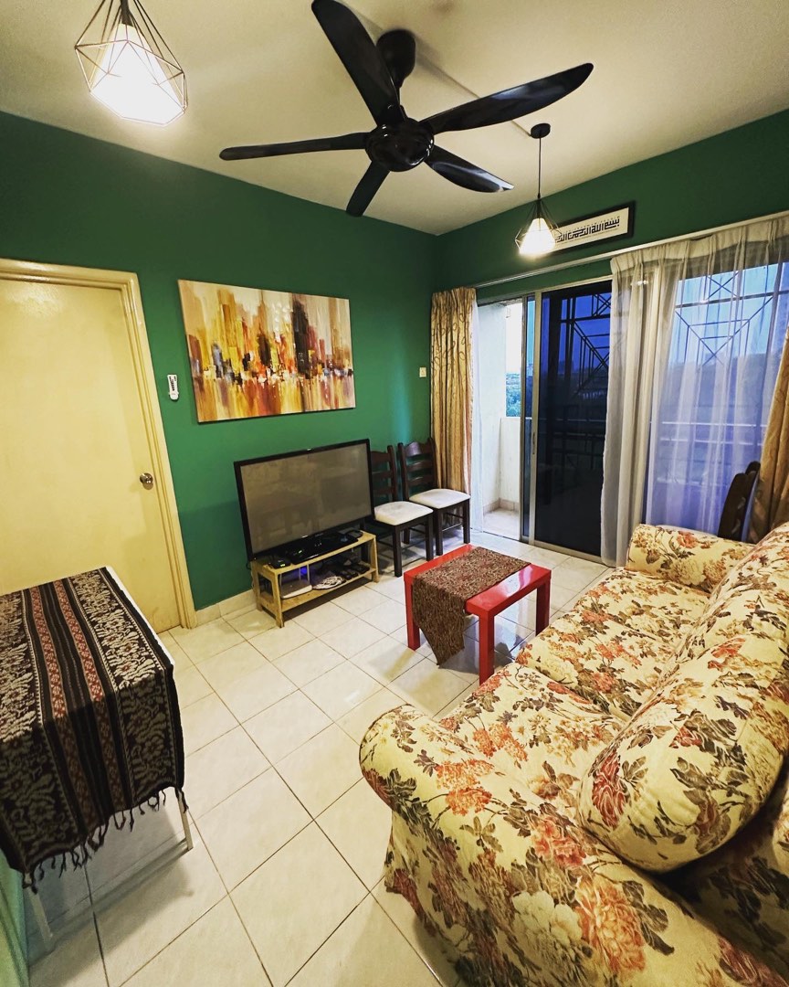 Bilik Sewa Fully Furnish Pelangi Condo Apartment Blok E Kota damansara