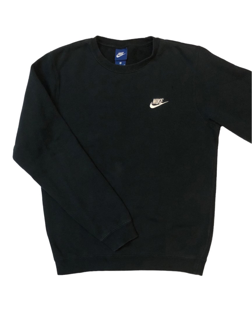 mens nike sweatshirt black