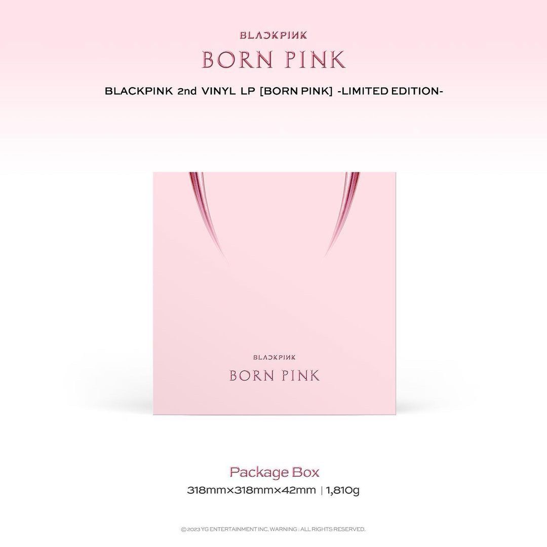 代購][暫時沒貨]BLACKPINK 2nd VINYL LP [BORN PINK] LIMITED EDITION 