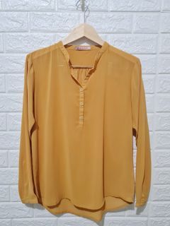 Blouse kuning anti lecek