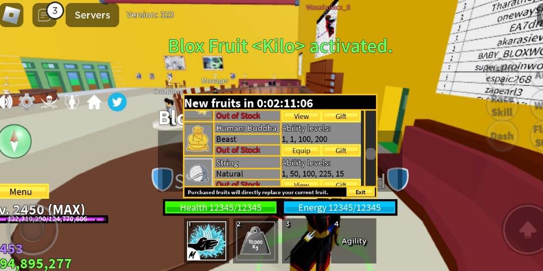 ️blox fruit account with perms and much more️