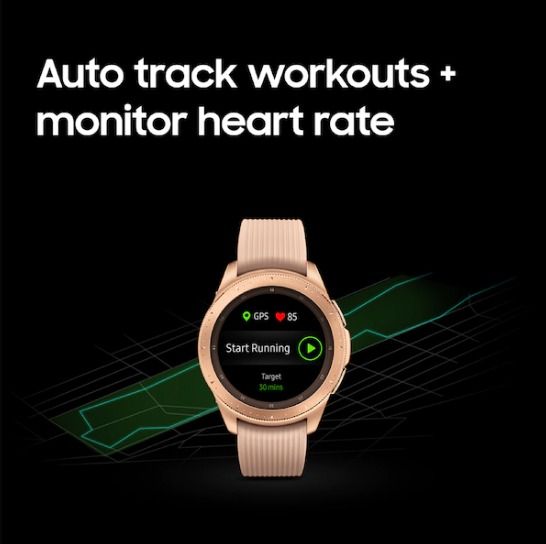 BNIB Sealed Samsung Galaxy Watch 42mm Rose Gold LTE BT GPS