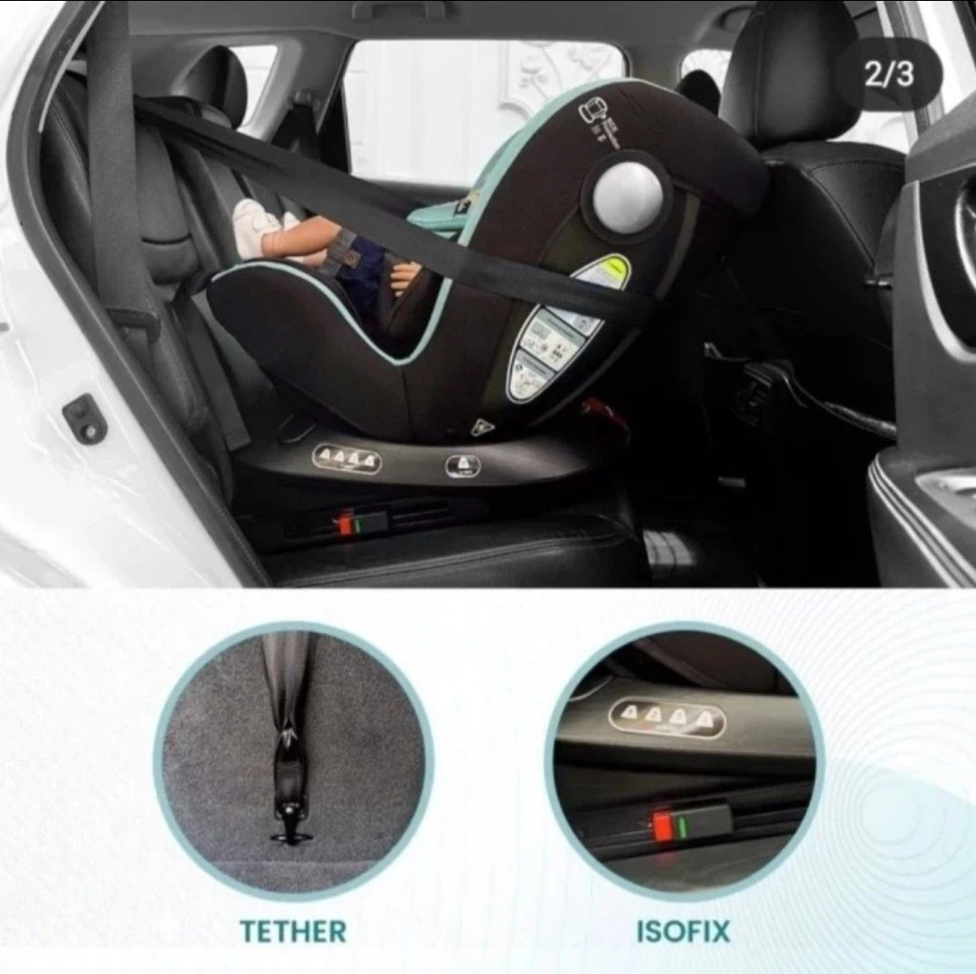 (BNIB, NO NEGO) Chocolatte Phases 360 Rotation Car Seat Tosca KURSI