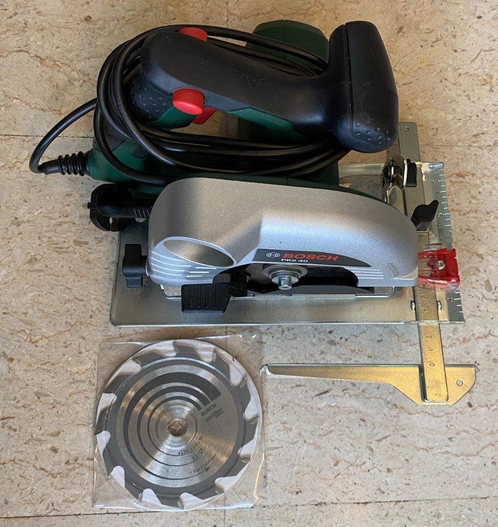 Bosch Circular Saw PKS 40, Furniture & Home Living, Home Improvement ...