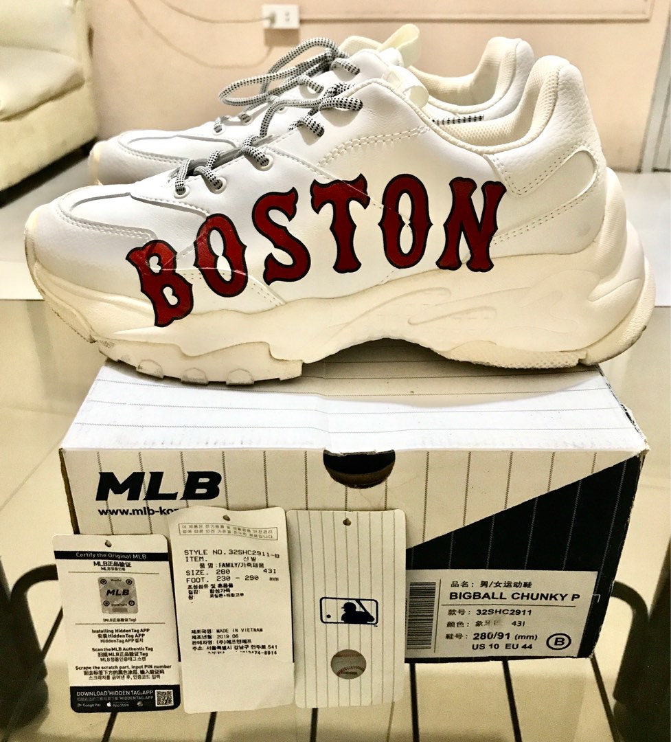 Boston MLB Shoes, Men's Fashion, Footwear, Sneakers on Carousell