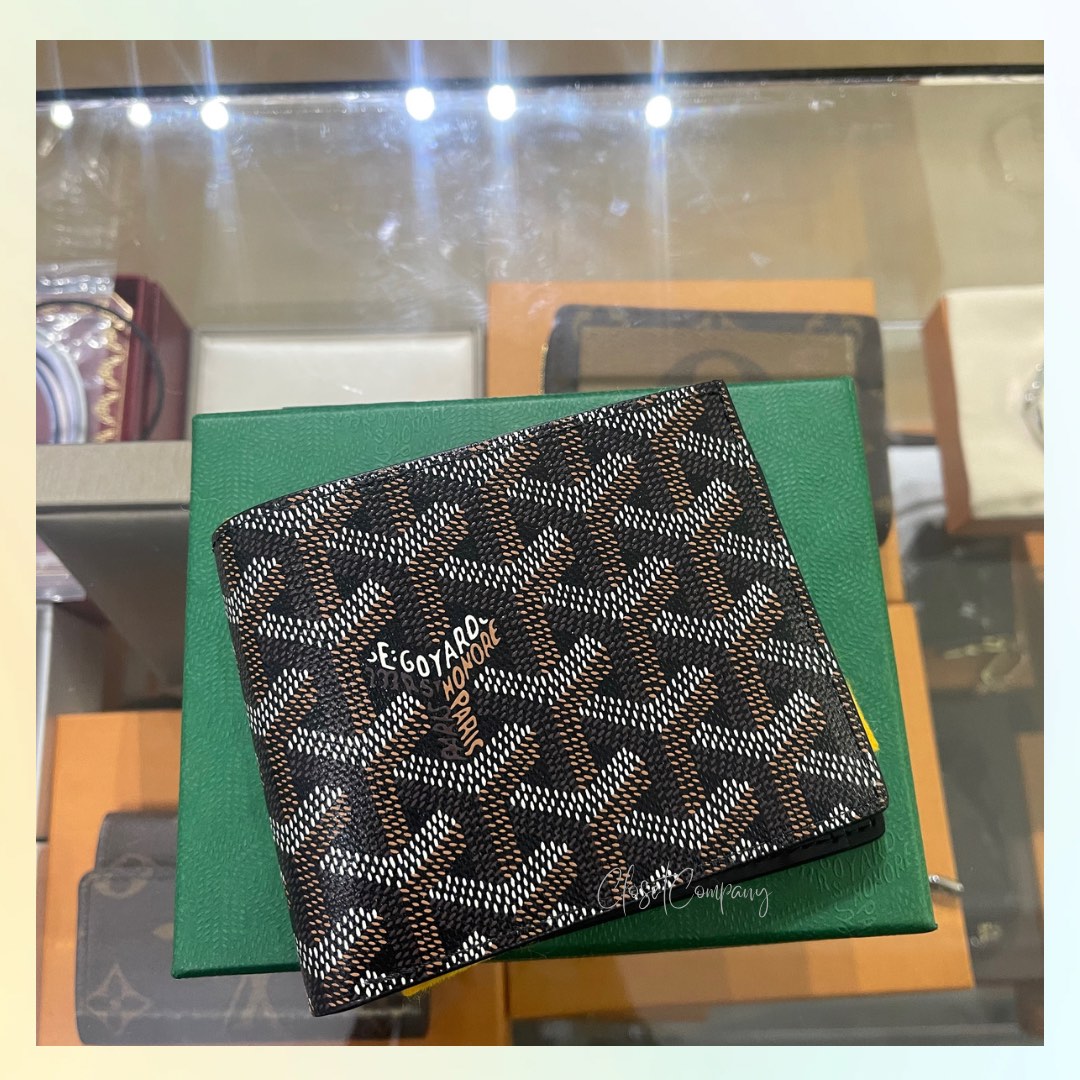 Brand New Goyard Bi Fold Men's Wallet (Noir), Luxury, Bags & Wallets on