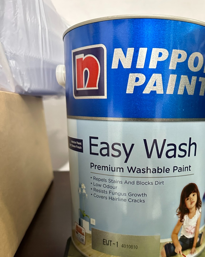 Brand New Nipon Paint Orchid White (Premium Easy Wash), Everything