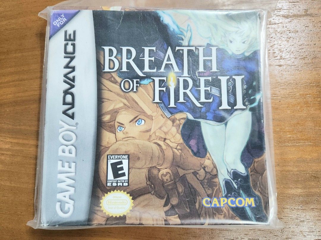 Breath of Fire 2 Authentic for GBA Gameboy Advance, Video Gaming, Video Games