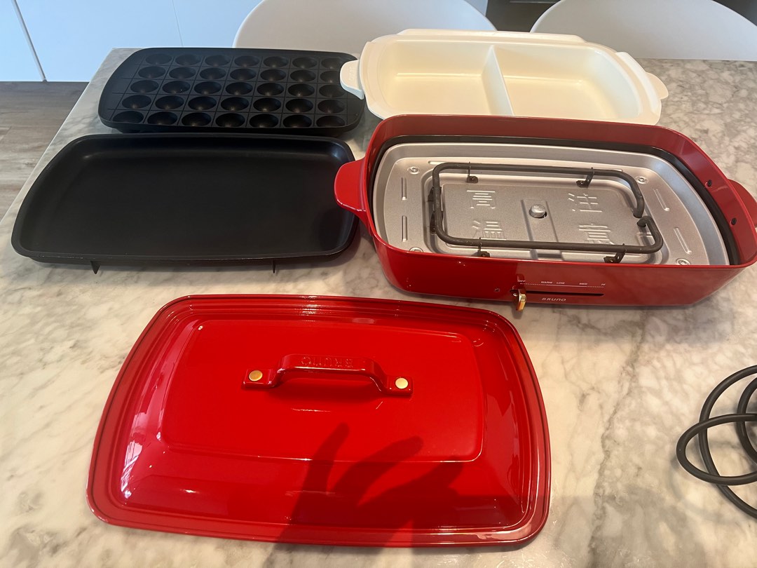 Bruno Grande Hotplate with Split Nabe Pot, TV & Home Appliances
