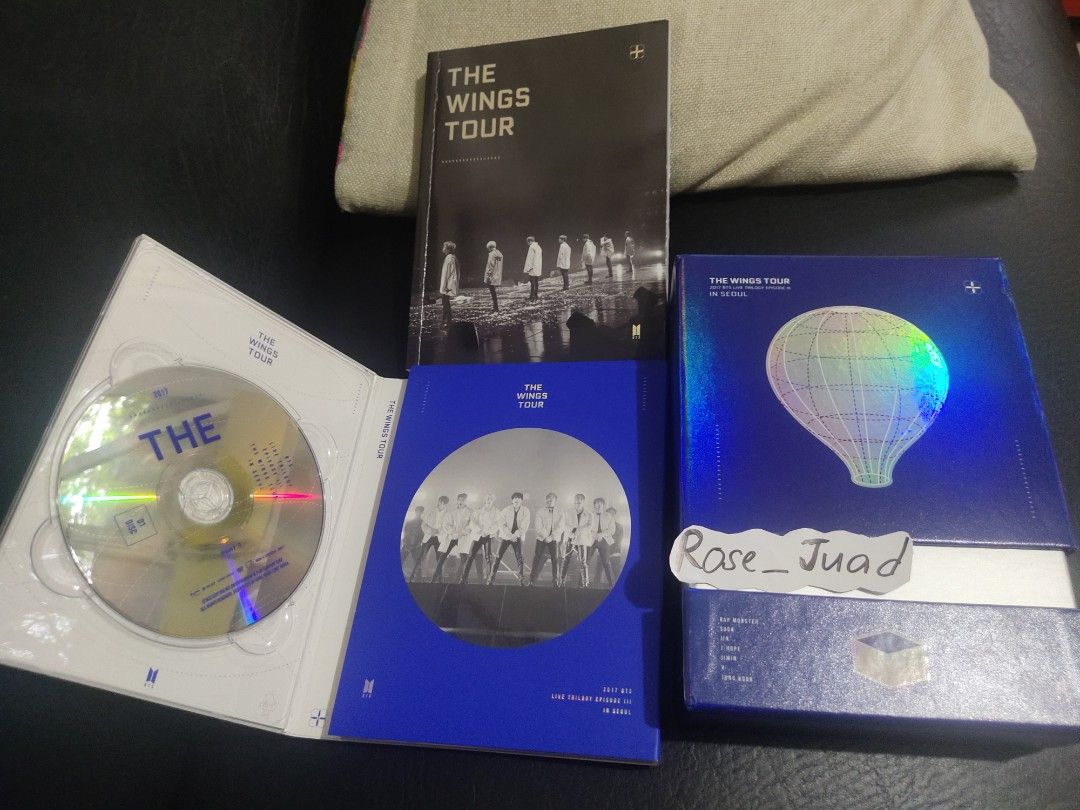 BTS Wings Tour DVD with poster, Hobbies & Toys, Music & Media, CDs