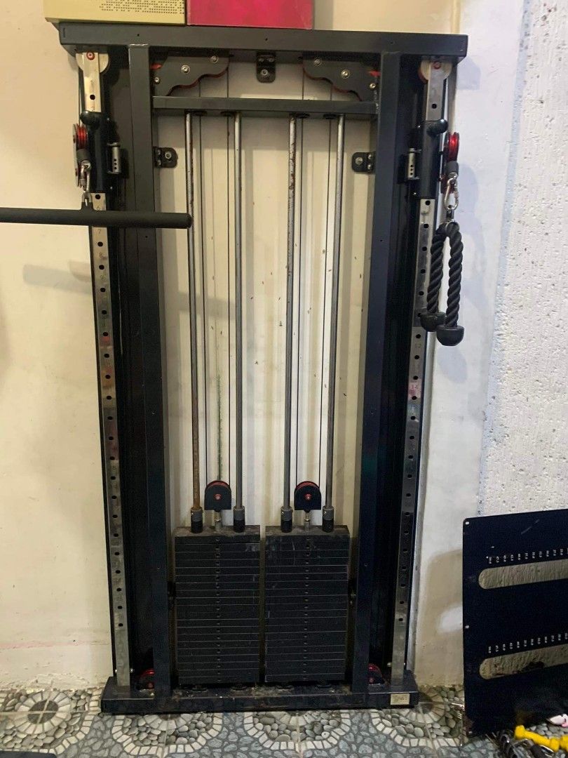 cable cross over wall mounted, Sports Equipment, Exercise & Fitness