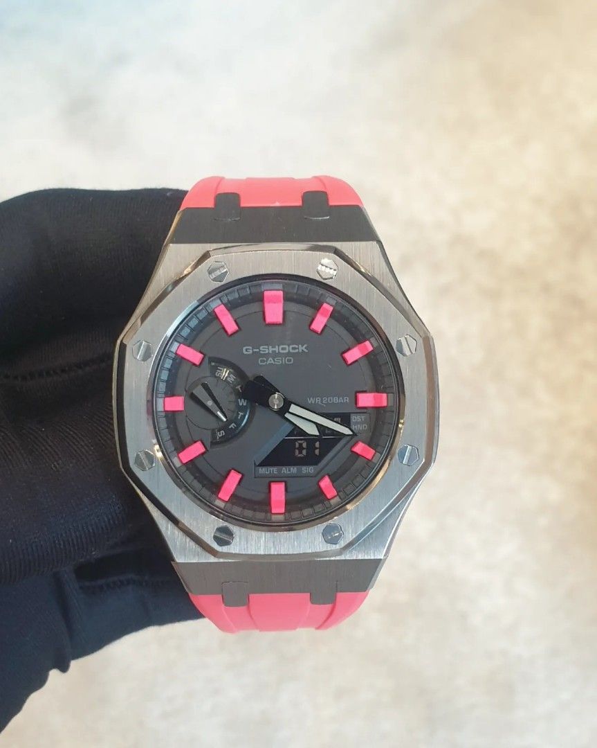 G shock gray sales and pink
