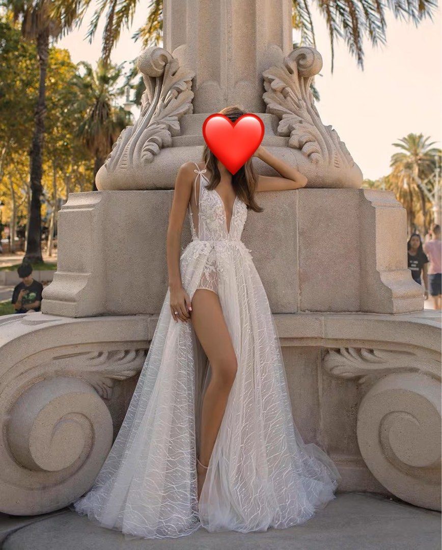 Casual gown for wedding on sale