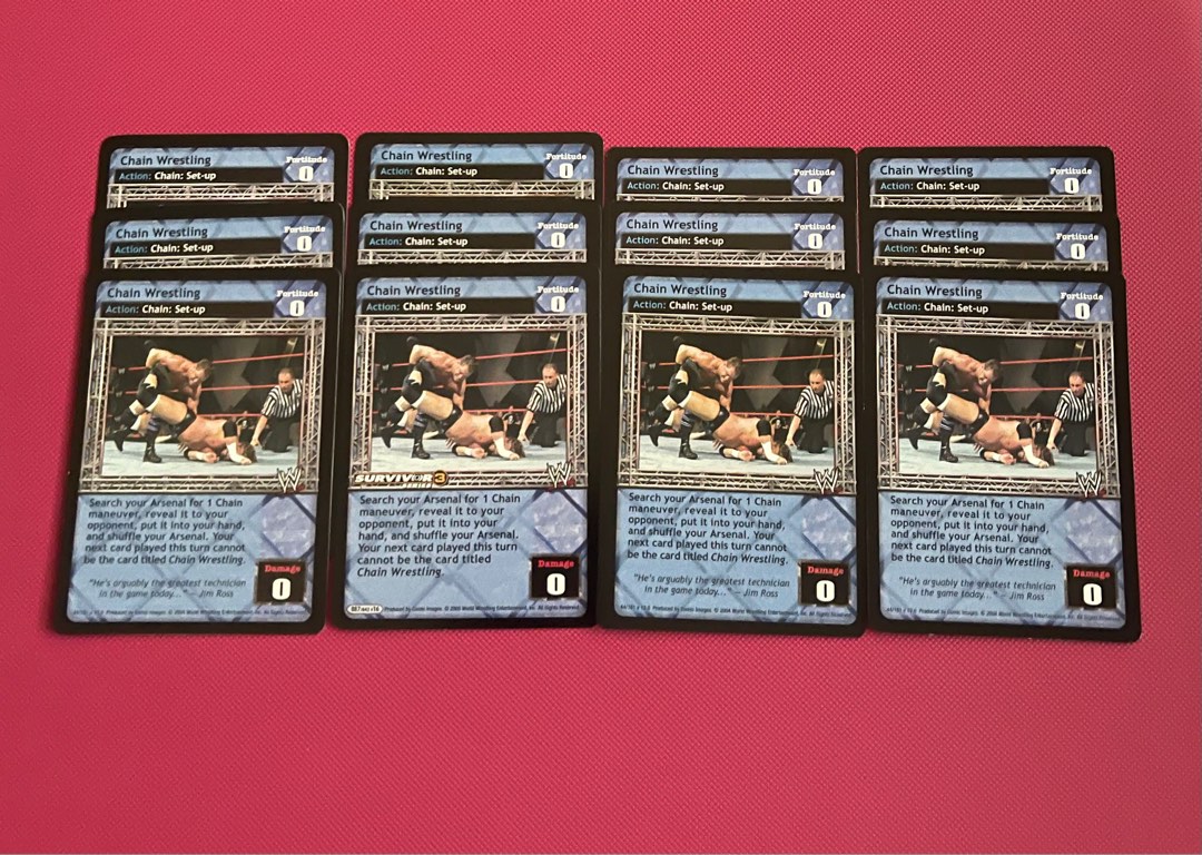 Chain Wrestling x12 WWF WWE RAW DEAL, Hobbies & Toys, Toys & Games on