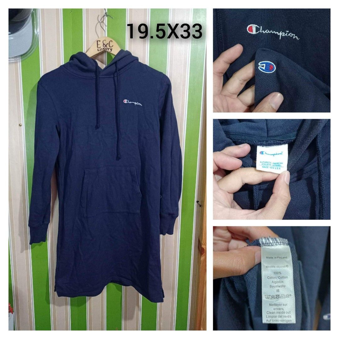 Champion sweater dress womens blue 2025