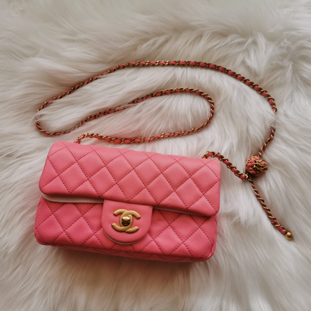 Chanel Pearl Crush, Luxury, Bags & Wallets on Carousell