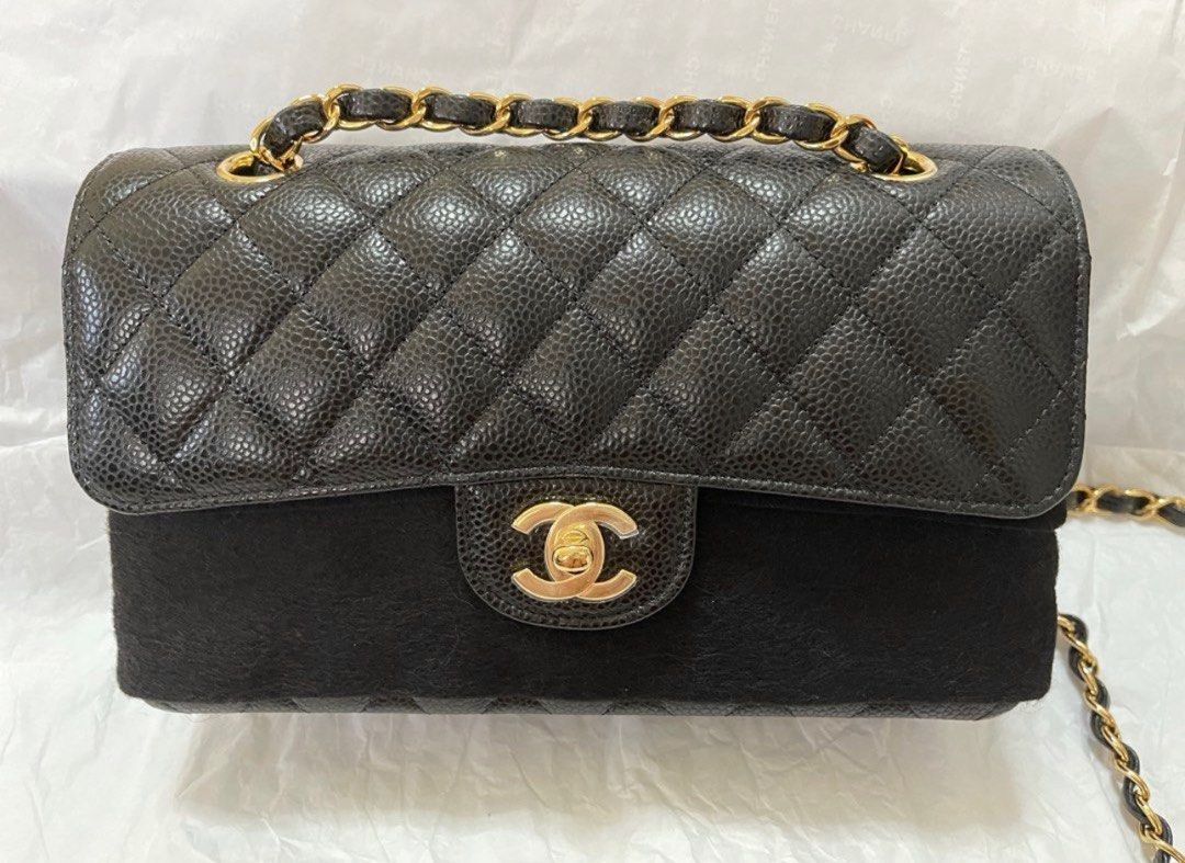 Chanel small caviar classic flap ghw, Luxury, Bags & Wallets on Carousell