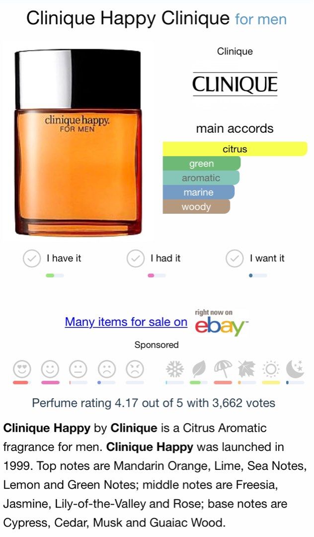 Clinique happy for men notes new arrivals