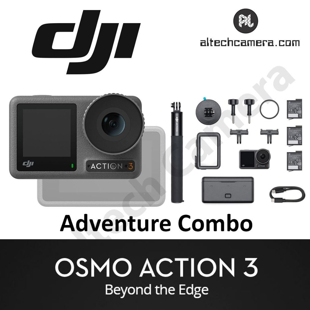 Action Camera DJI Osmo Action 3 Adventure Combo