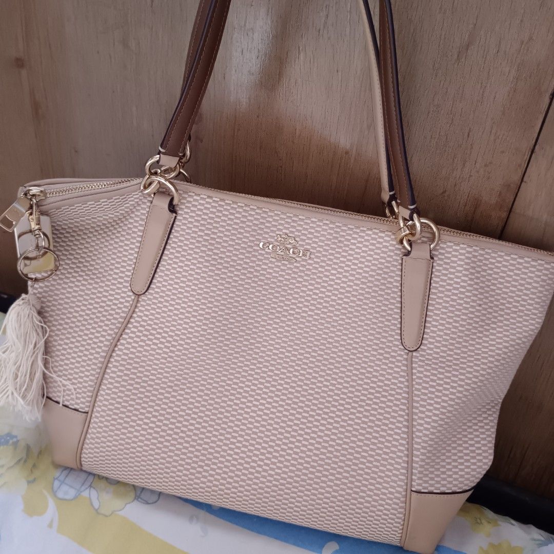 Coach legacy jacquard ava tote best sale