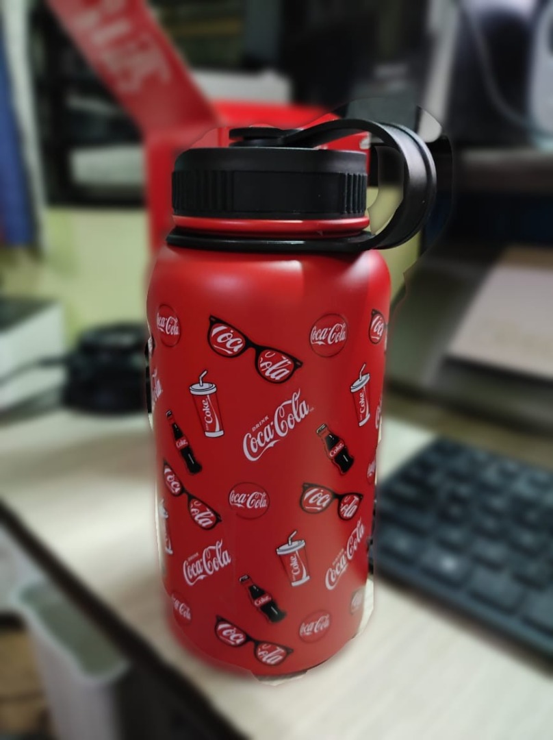 COCA COLA Stainless Steel Water Bottle Tumbler Limited Edition