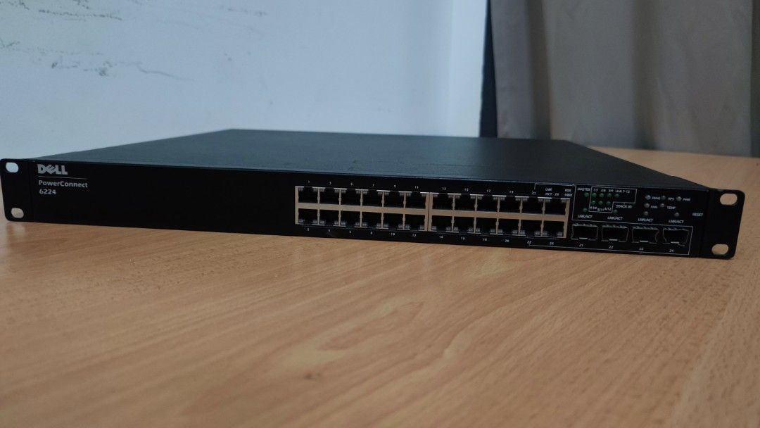 DELL PowerConnect 6224 Managed L3 Gigabit 1U Black, Computers