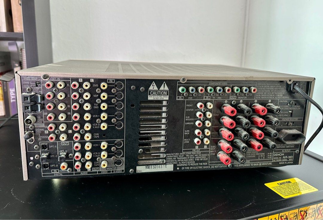 Denon Receiver AVR3801, Audio, Soundbars, Speakers & Amplifiers on