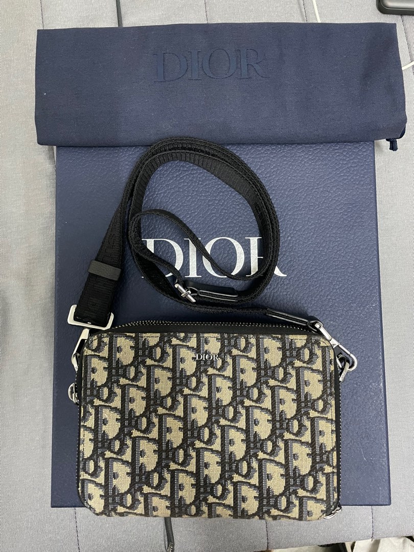 DIOR POUCH BAG, Luxury, Bags & Wallets on Carousell