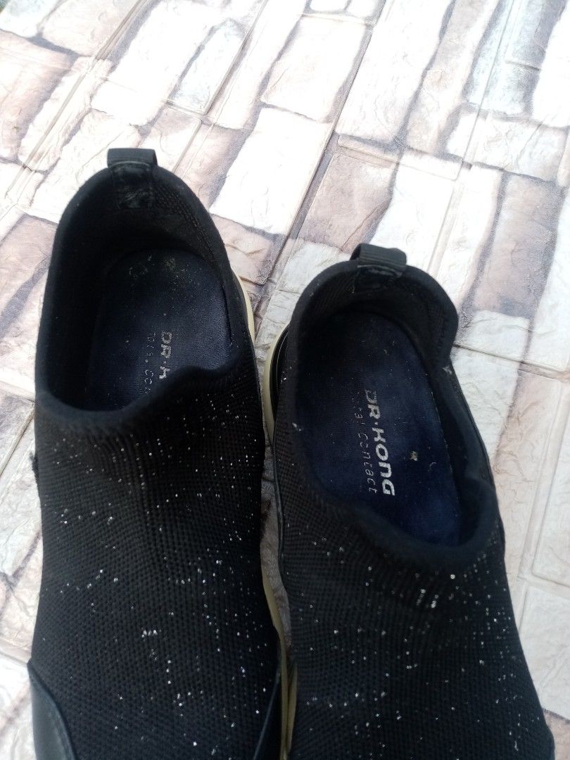 Dr. Kong shoes black, Women's Fashion, Footwear, Sneakers on Carousell