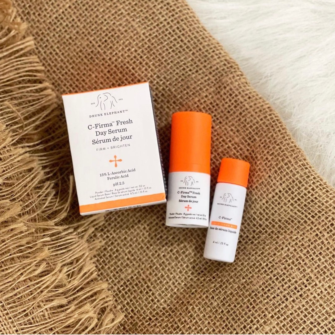 DRUNK ELEPHANT CFirma Fresh Day Serum minis, Beauty & Personal Care