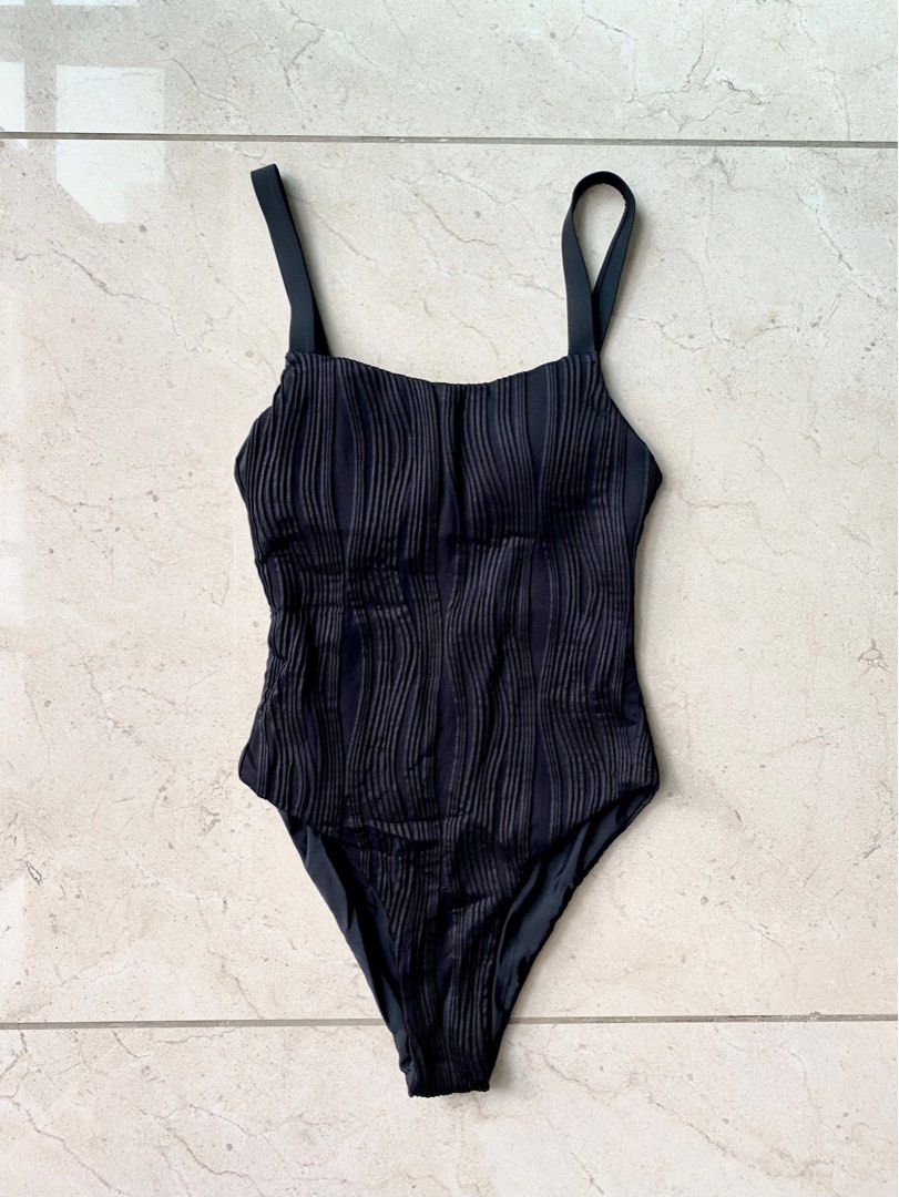Eighth Mermaid Eve Full Piece in Black (Textured), Women's Fashion ...