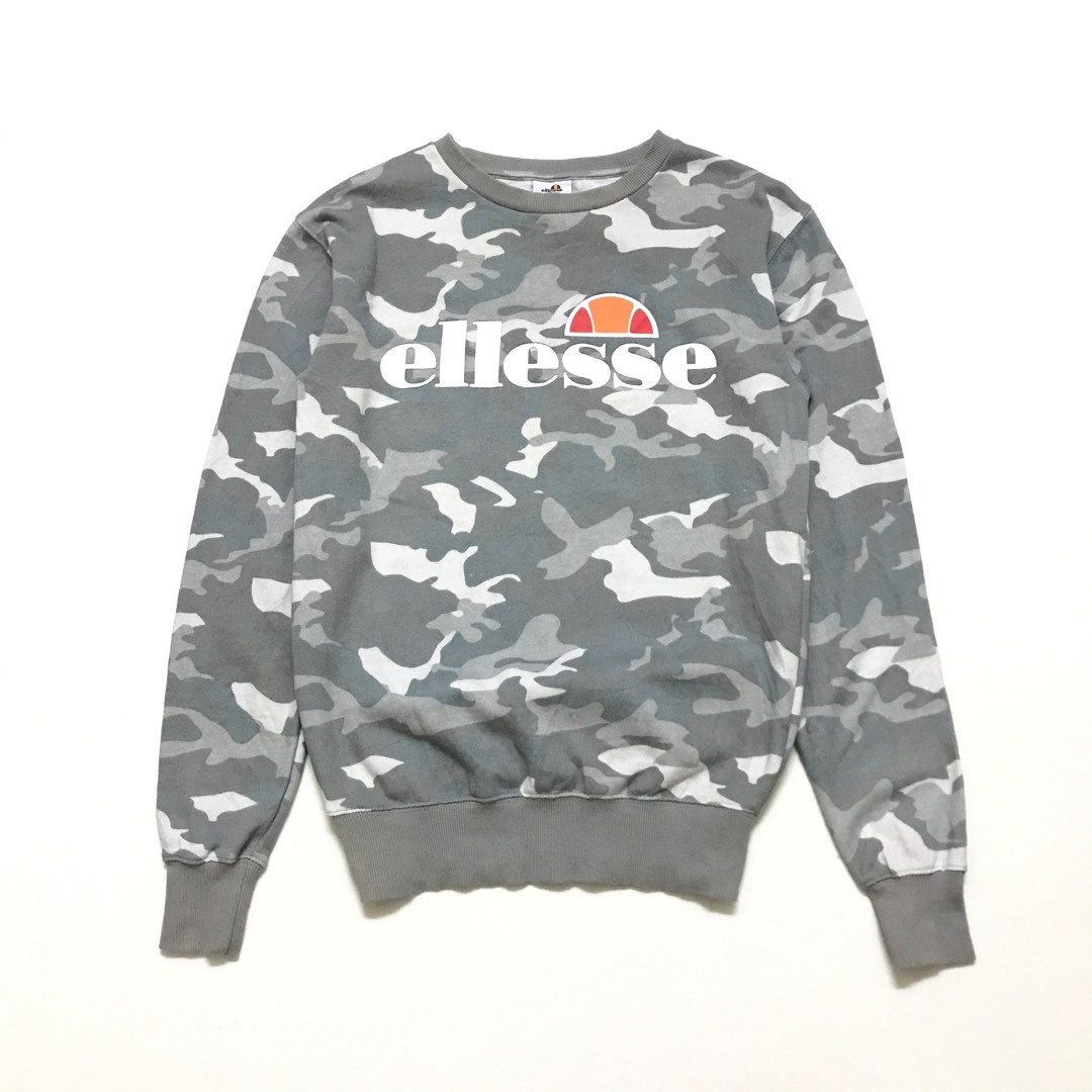 Ellesse camo jumper new arrivals