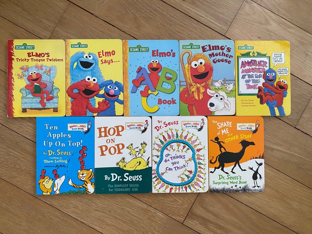 Elmo and Dr Seuss Board Books, Hobbies & Toys, Books & Magazines ...