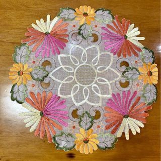 Embroidered placemats