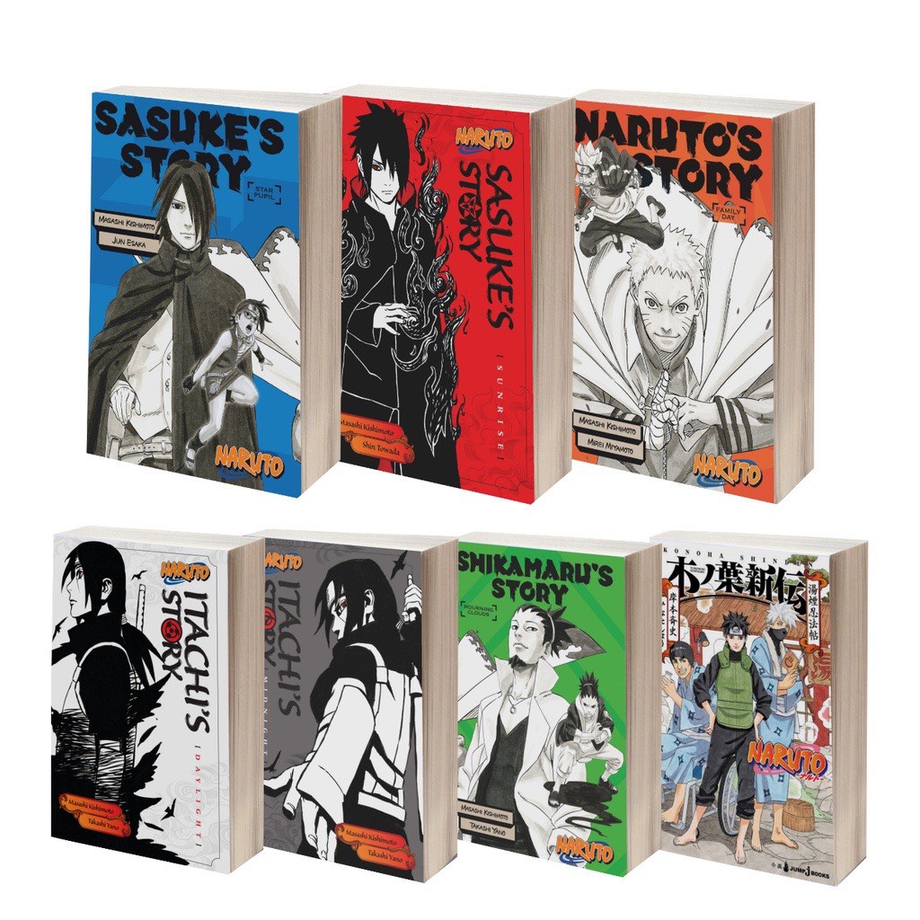 (Eng) Light Novel Naruto Shinden Story Books Series (Naruto's, Sasuke's