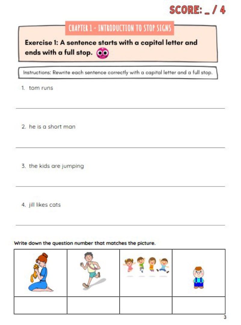 Dyslexia Writing worksheets, Hobbies & Toys, Books & Magazines ...