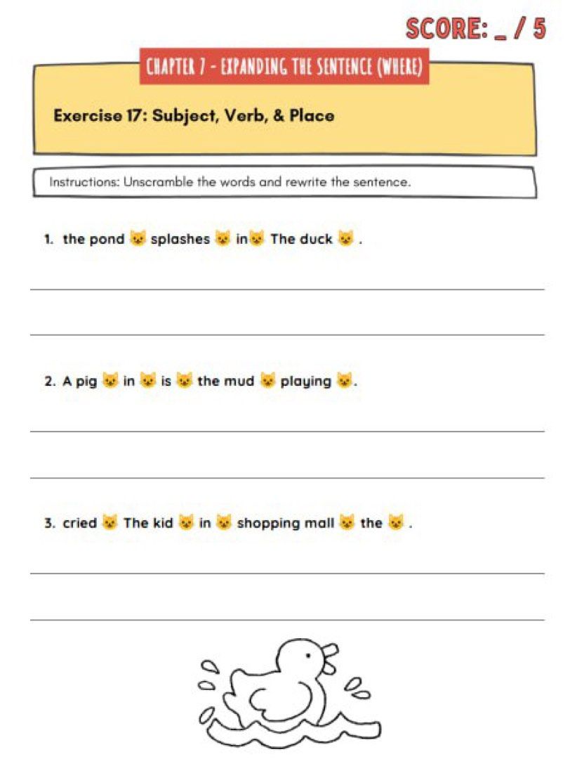 Dyslexia Writing worksheets, Hobbies & Toys, Books & Magazines ...