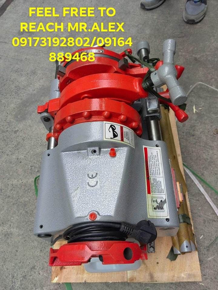 Fujima Threading Machine 1/2-2" (Specs: 220V, 750W/Single Phase) (Category: Construction Tools & Equipment) located in Manila. Submitted by ftc-alex (Listing ID 1210478344, Image 3). Description: INQUIRE NOW !!! ￼ % LEGIT ‘ “DTI & BIR REGISTERED” PRICE IS VAT EXCLUSIVE AND GIVE DISCOUNT For more information and faster transaction Call/Viber us now 0916-4889-468 Landline : 8-251-9551 Look for : Alex or Andrei Email me alex.takezo08@gmail.com sales