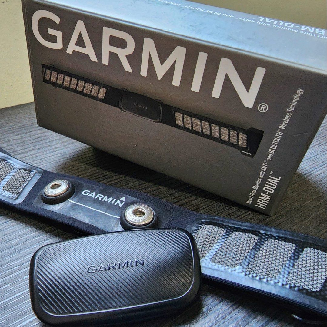 Garmin HRM-Dual for cycling/exercise, Sports Equipment, Bicycles & Parts,  Parts & Accessories on Carousell