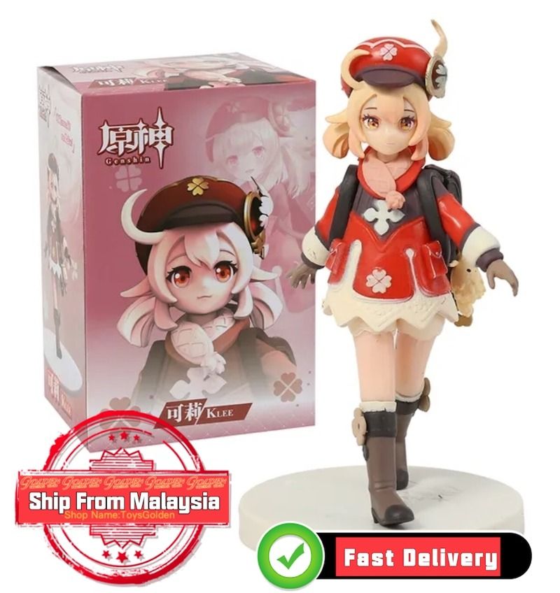 Genshin Impact Klee Anime Game Action Figure 15cm Collection Model Doll Toys  Gift, Hobbies & Toys, Toys & Games on Carousell