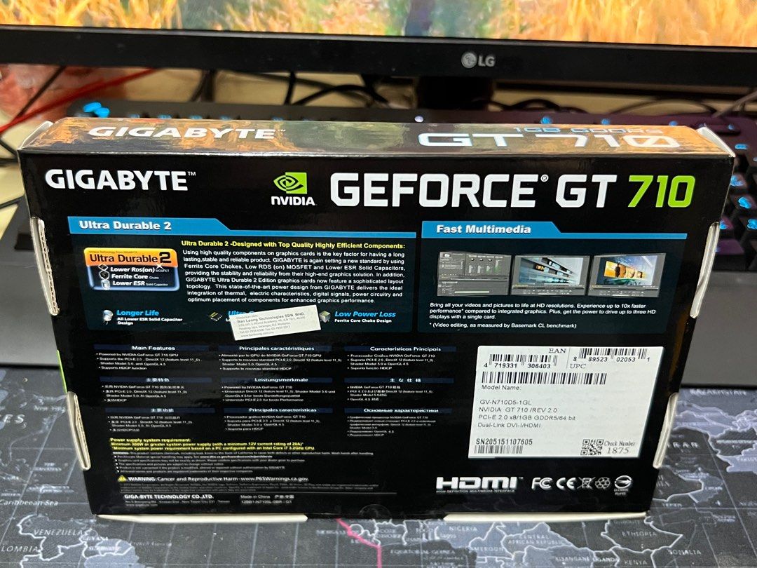 Gigabyte gtx 1050 deals ti 4gb características