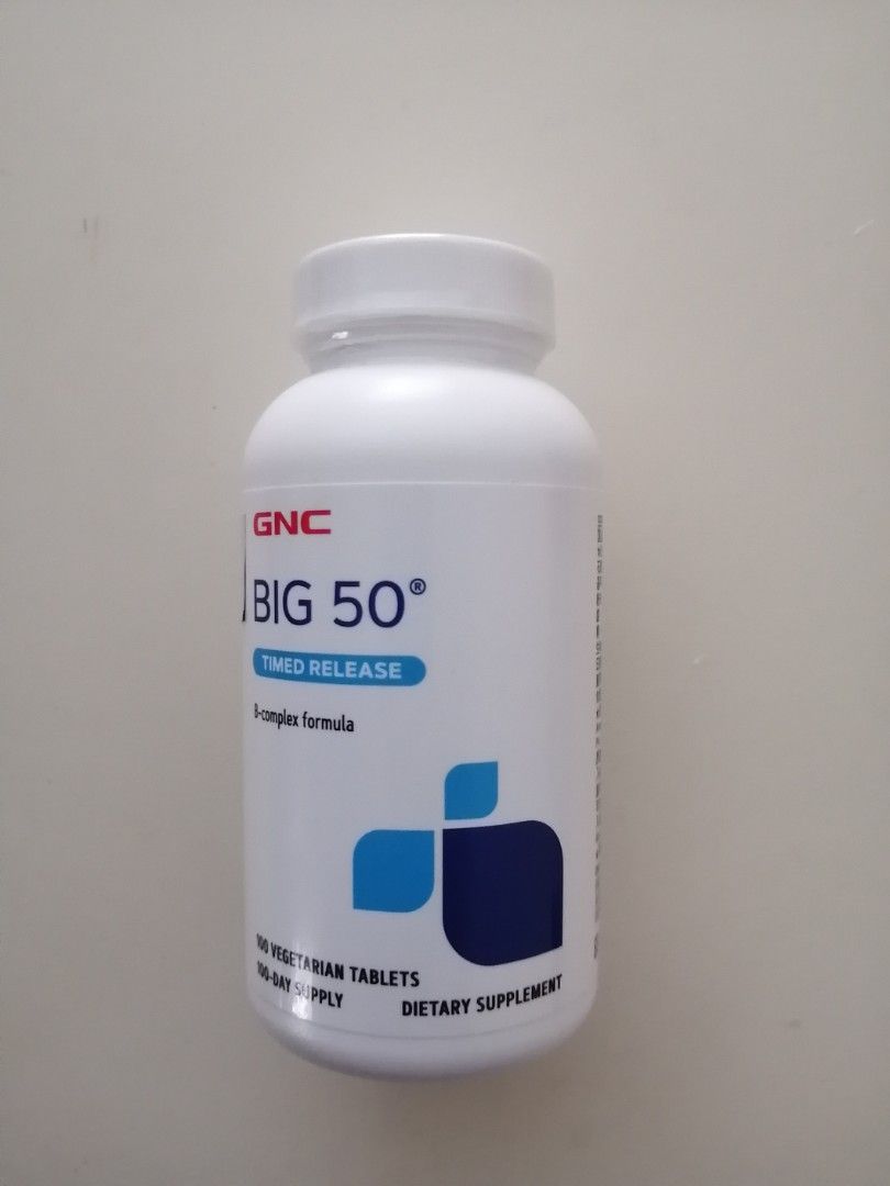 GNC Vitamin B complex, Health & Nutrition, Health Supplements, Vitamins