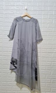 Grey Dress / Dress abu abu
